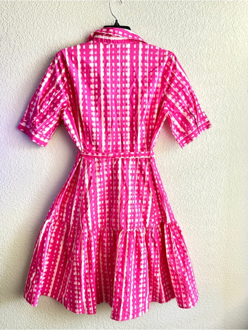 Calvin Klein Pink Printed Button-Up Dress - Picture 5 of 5